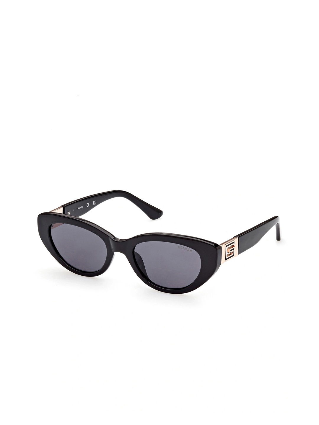 

GUESS Women UV Protected Lens Cateye Sunglasses, Transparent