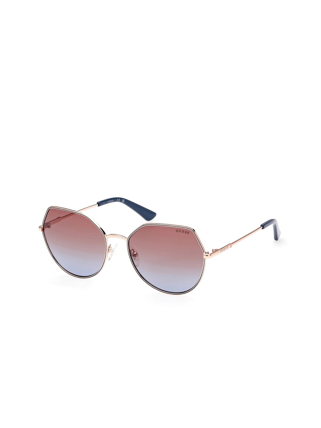 GUESS Women UV Protected Lens Oval Sunglasses, Brown