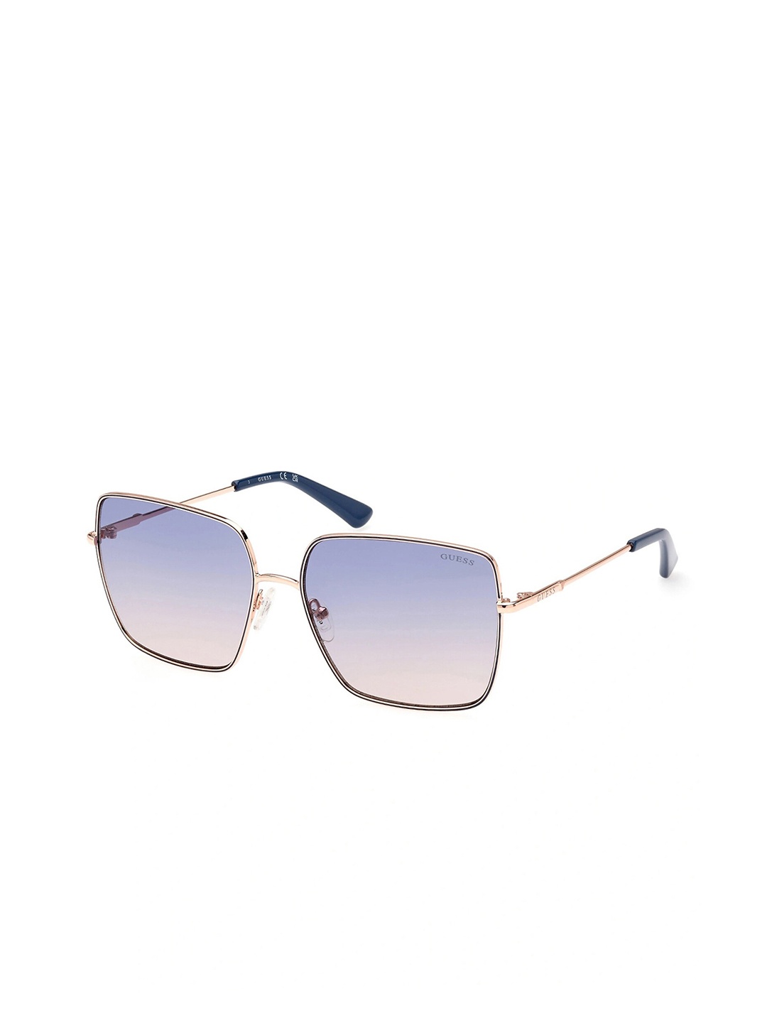 

GUESS Women UV Protected Lens Square Sunglasses, Blue