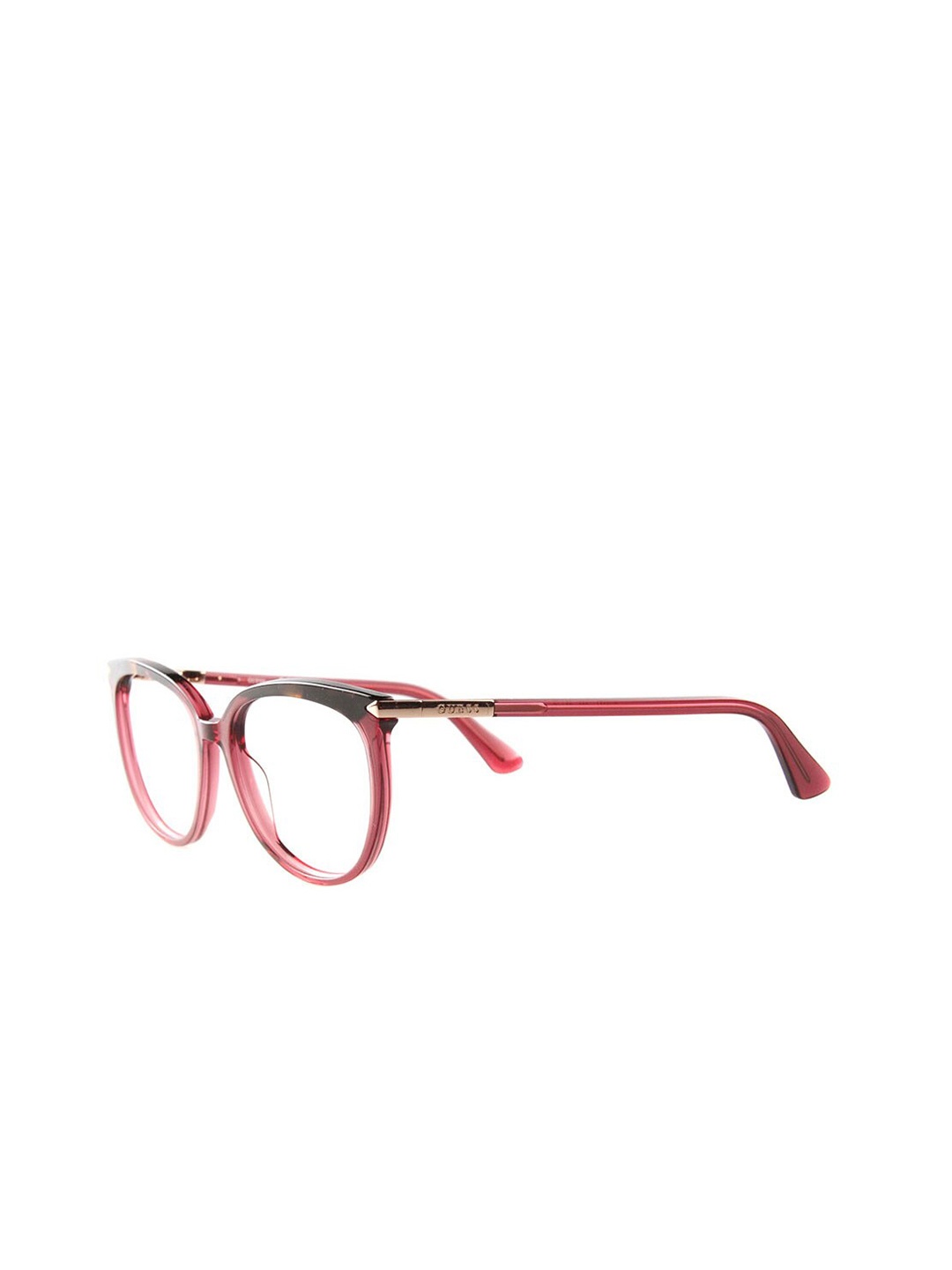 

GUESS Women Abstract Full Rim Wayfarer Frames, Burgundy