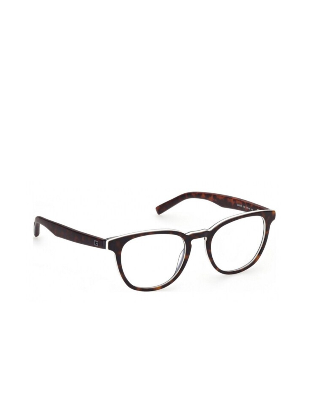 

GUESS Men Abstract Full Rim Wayfarer Frames, Brown