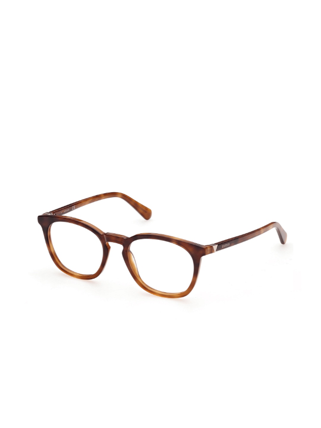 

GUESS Men Brown Abstract Full Rim Round Frames