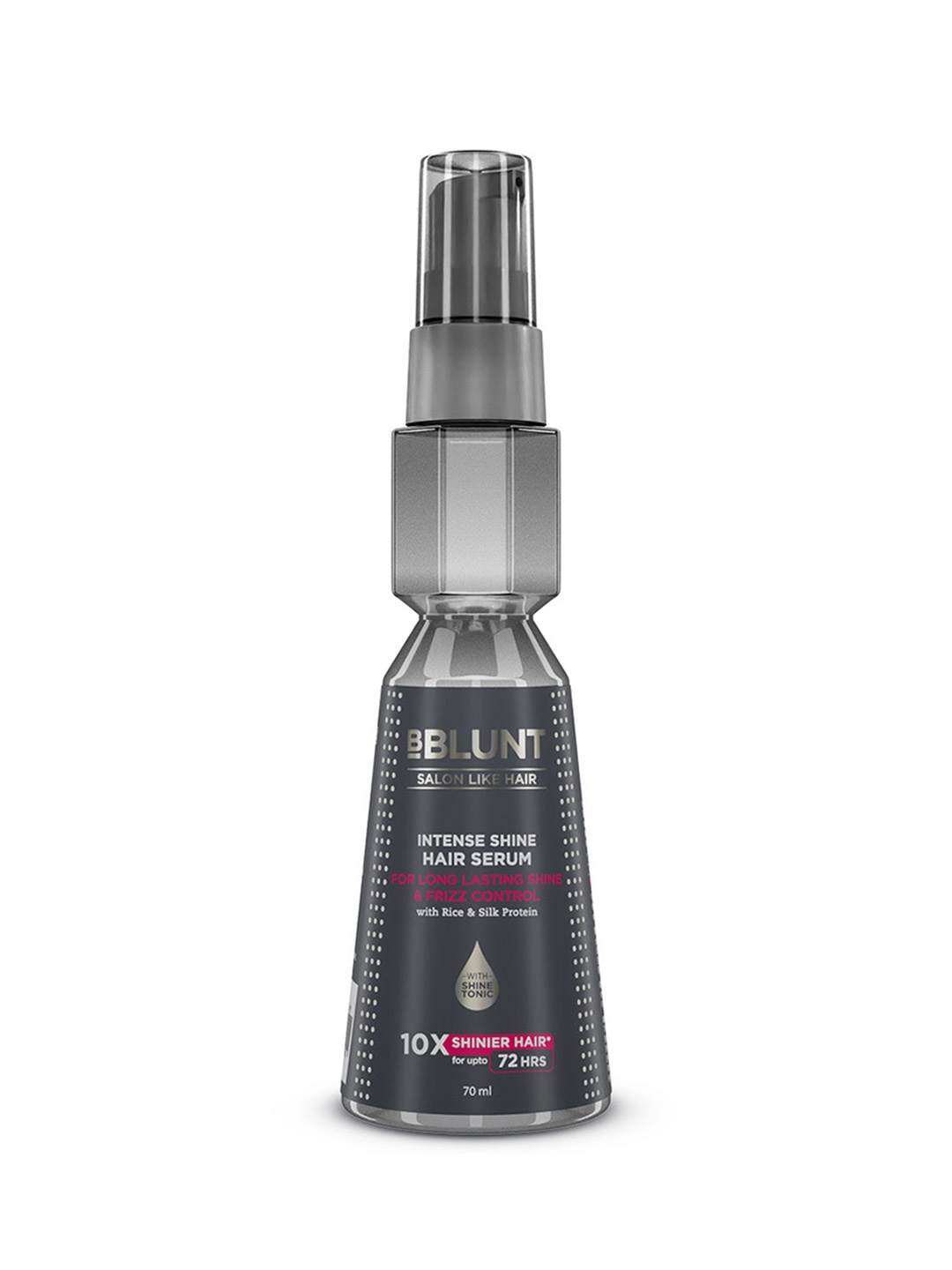 

BBLUNT Intense Shine Hair Serum For 10X Shinier Hair - 70ml, Grey