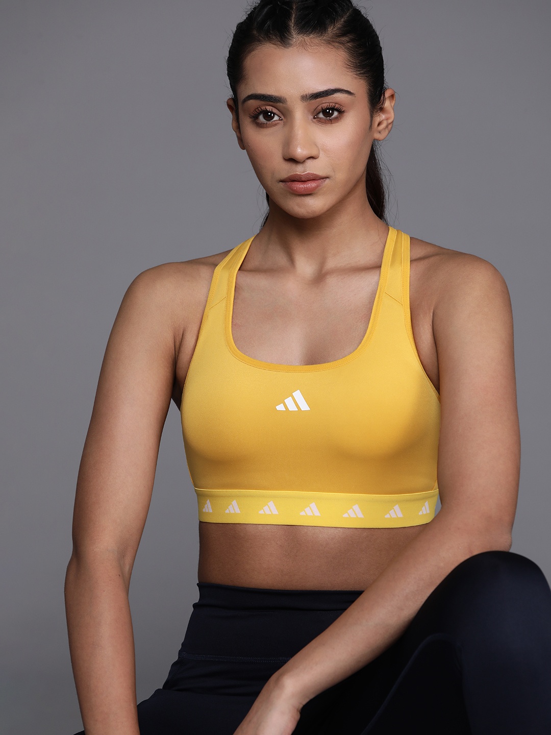 

ADIDAS PWR MS TF Training Bra, Mustard