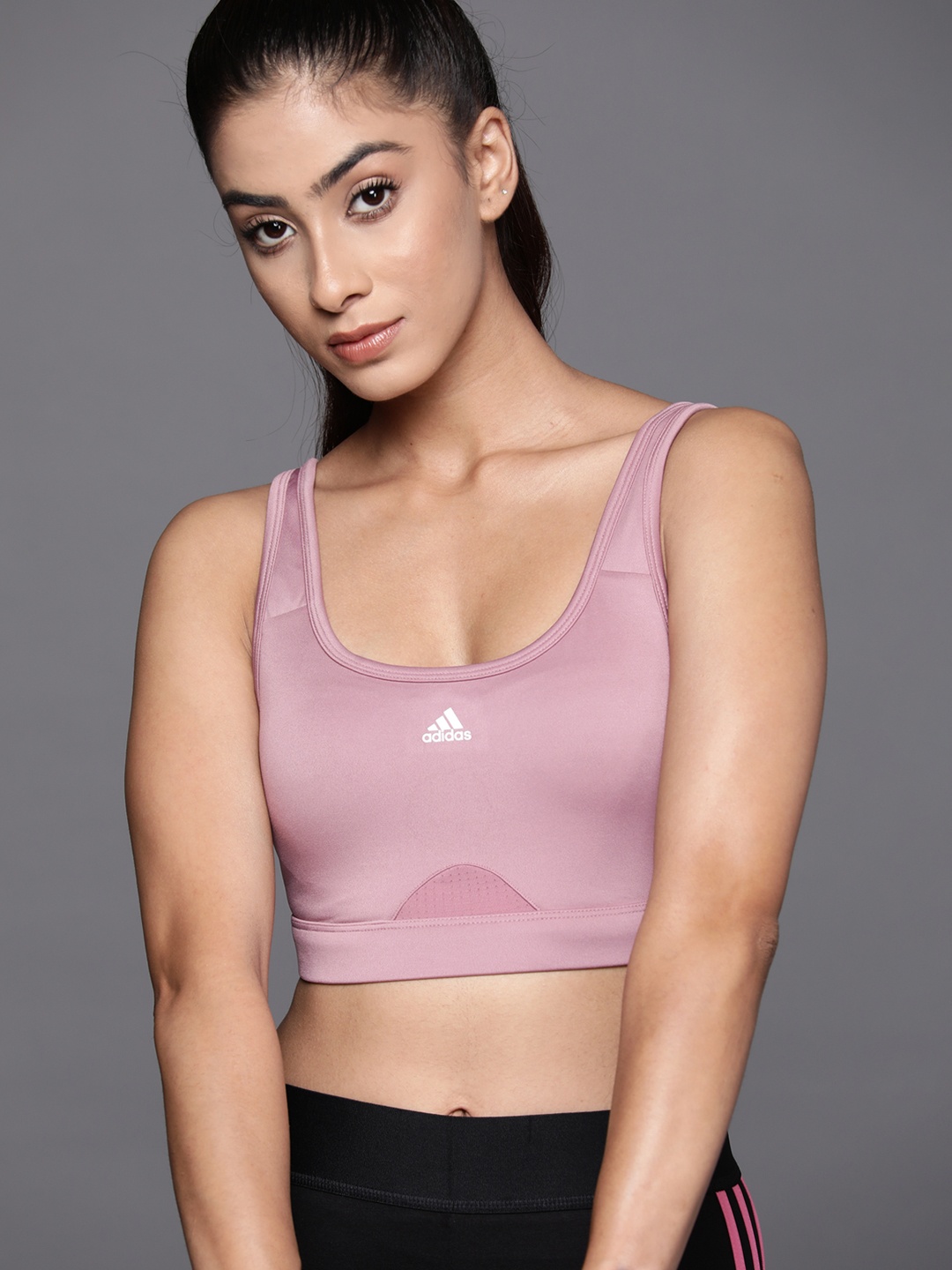 

ADIDAS AEROREADY TLRD Move Training High-support Lightly Padded Bra, Purple