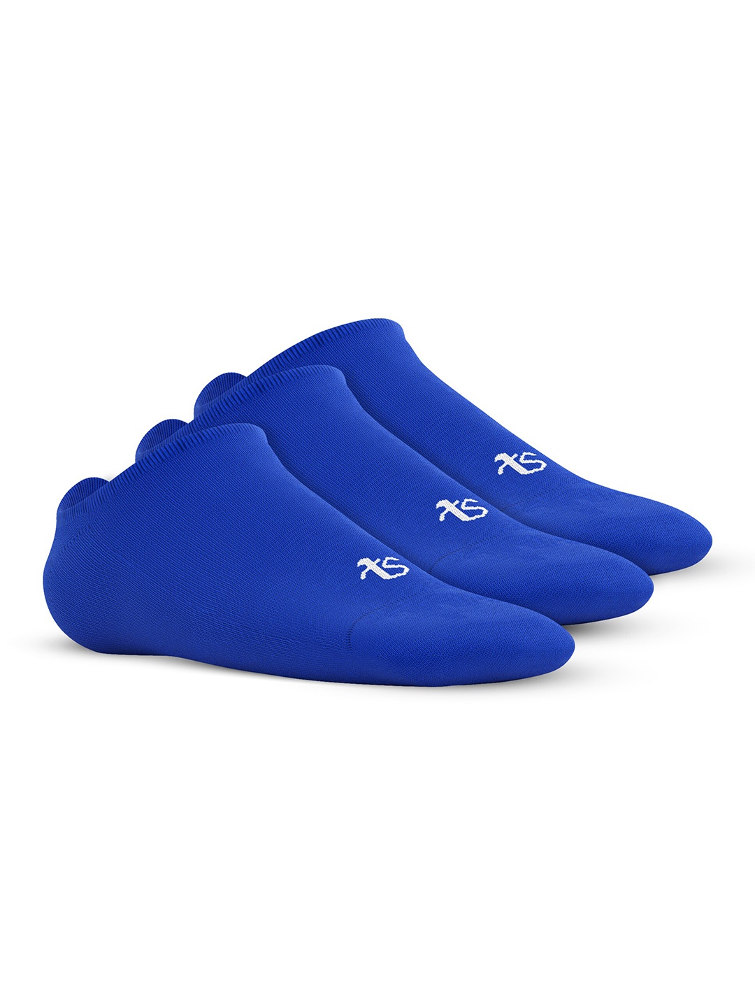 

TalkingSox Unisex Pack Of 3 Durable Moisture Wicking Shoe-Liners, Blue