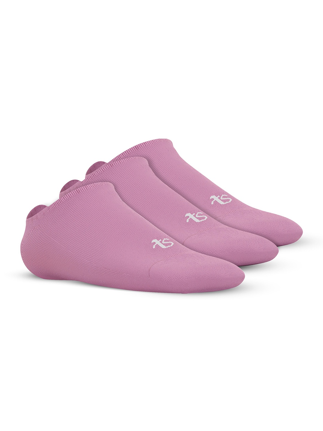

TalkingSox Unisex Pack Of 3 Shoe Liner Socks, Pink