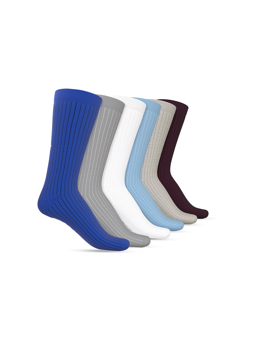 

TalkingSox Pack Of 6 Calf Length Socks, Blue