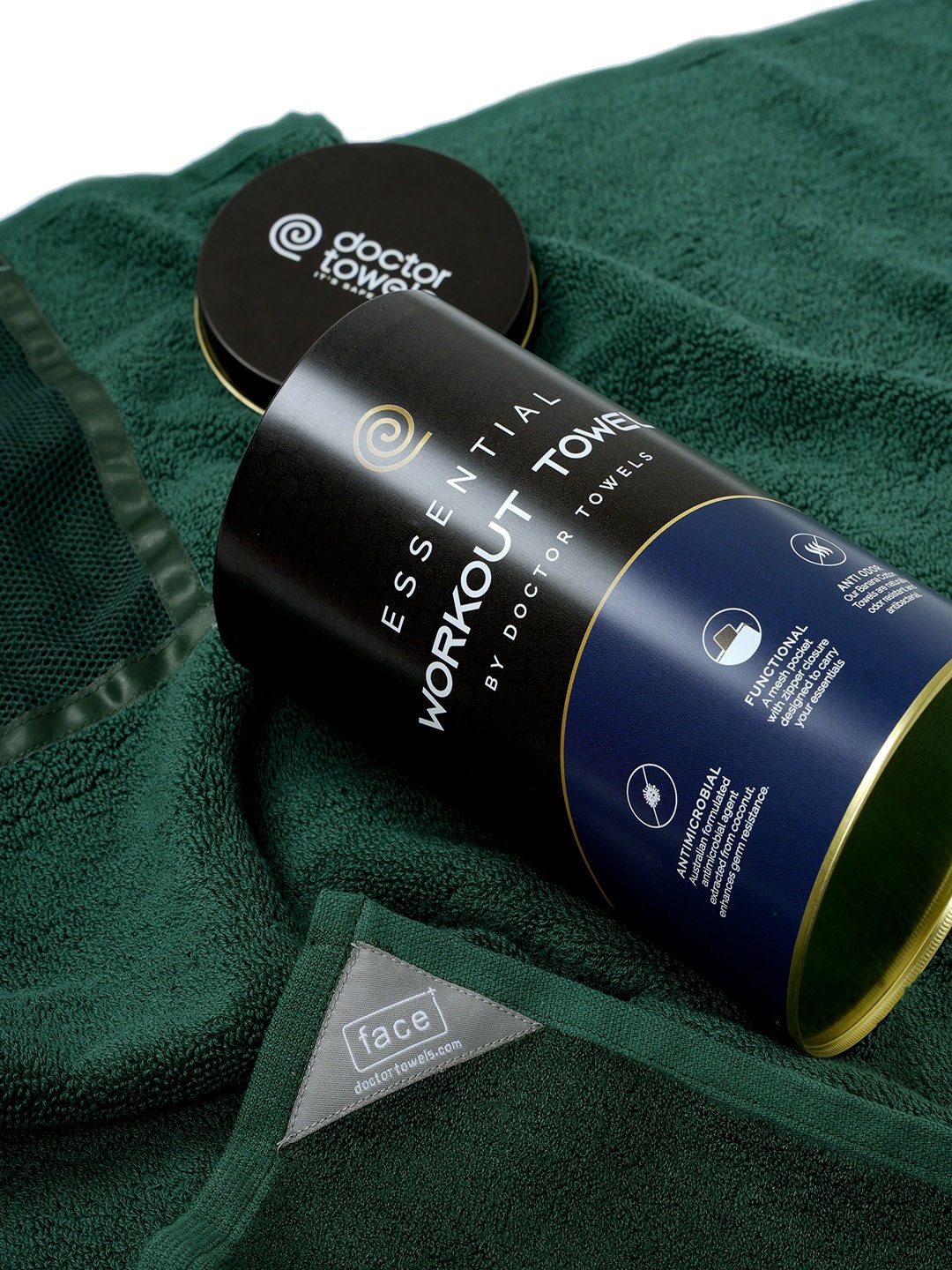 

Doctor Towels X Banana Green 550 GSM Banana Cotton Work Out Towels