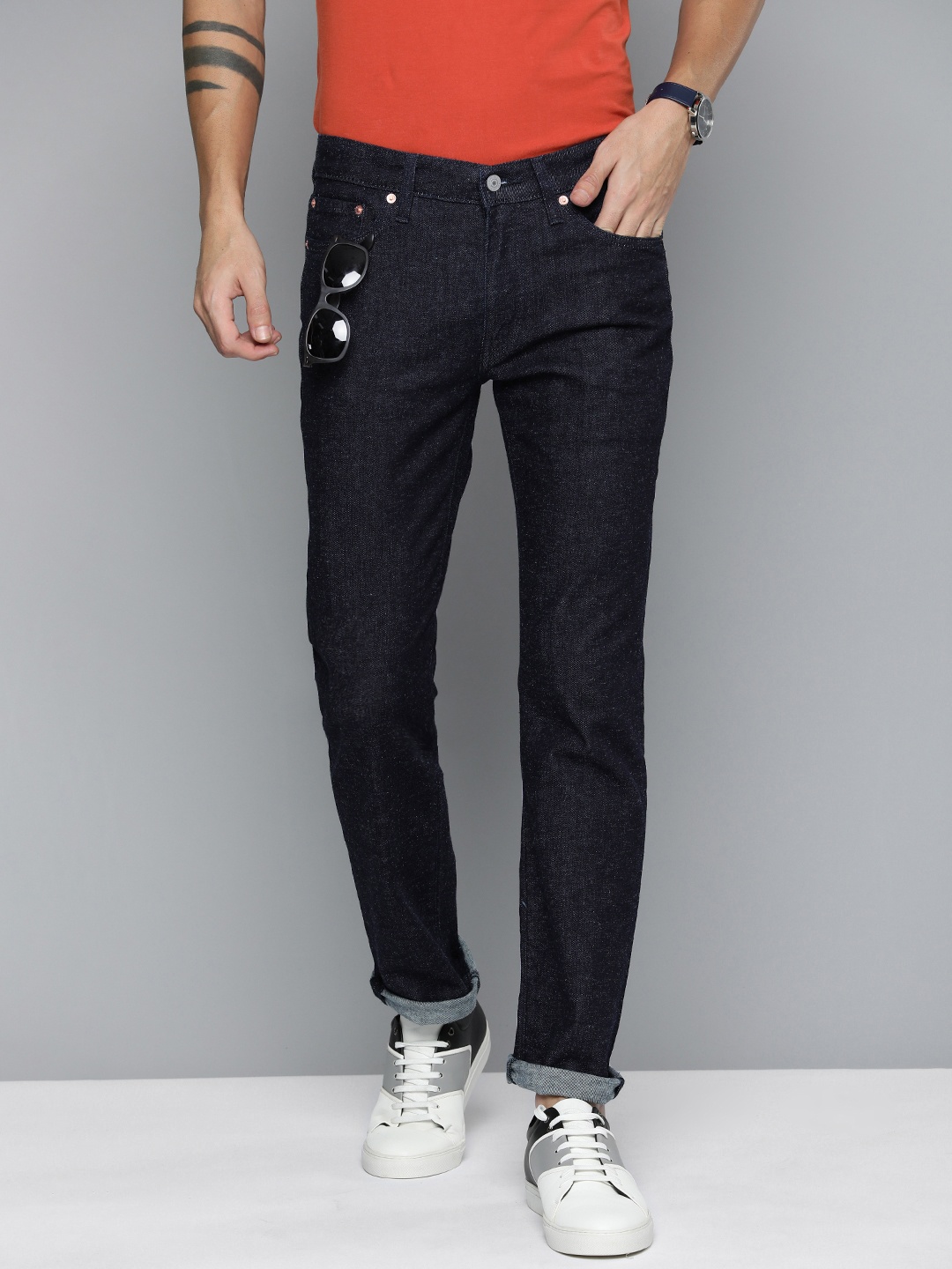 

Levis Men Slim Fit Stretchable Jeans, Black