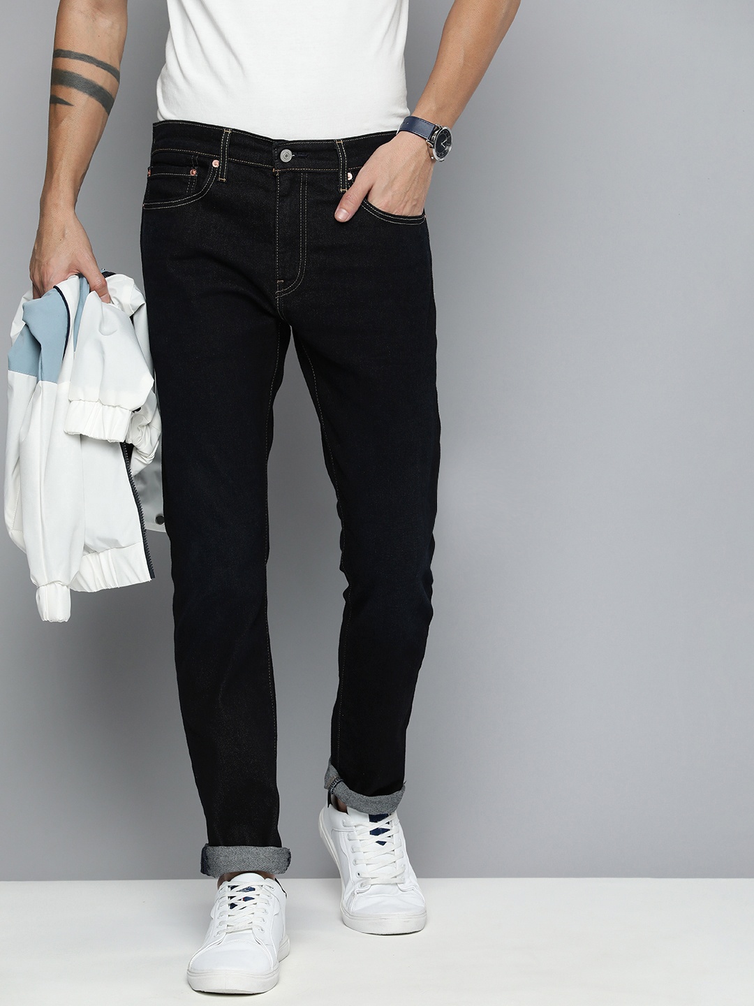 

Levis Men 512 Slim Fit Low-Rise Stretchable Jeans, Blue