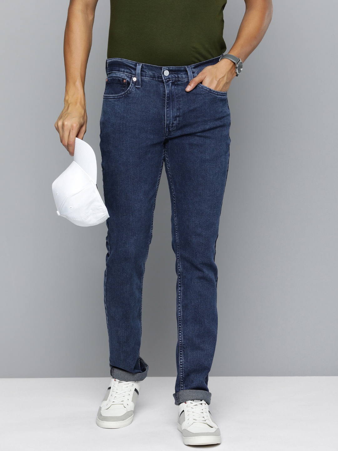 

Levis Men 511 Slim Fit Light Fade Stretchable Jeans, Blue
