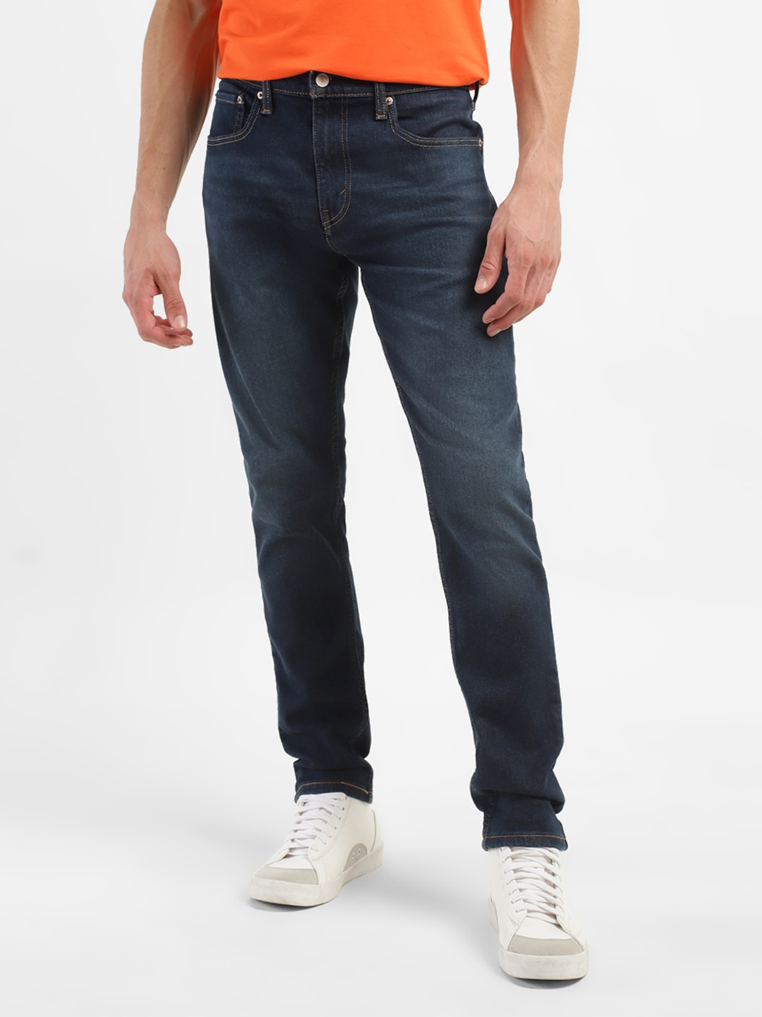 

Levis Men 512 Slim Fit Light Fade Stretchable Jeans, Blue