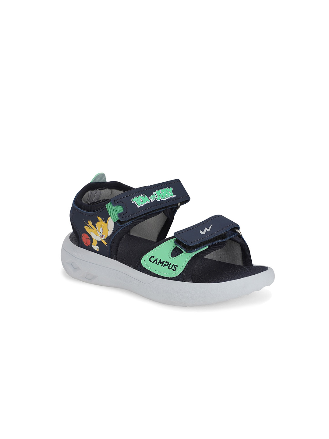 

Campus Kids Printed Sports Sandals, Blue