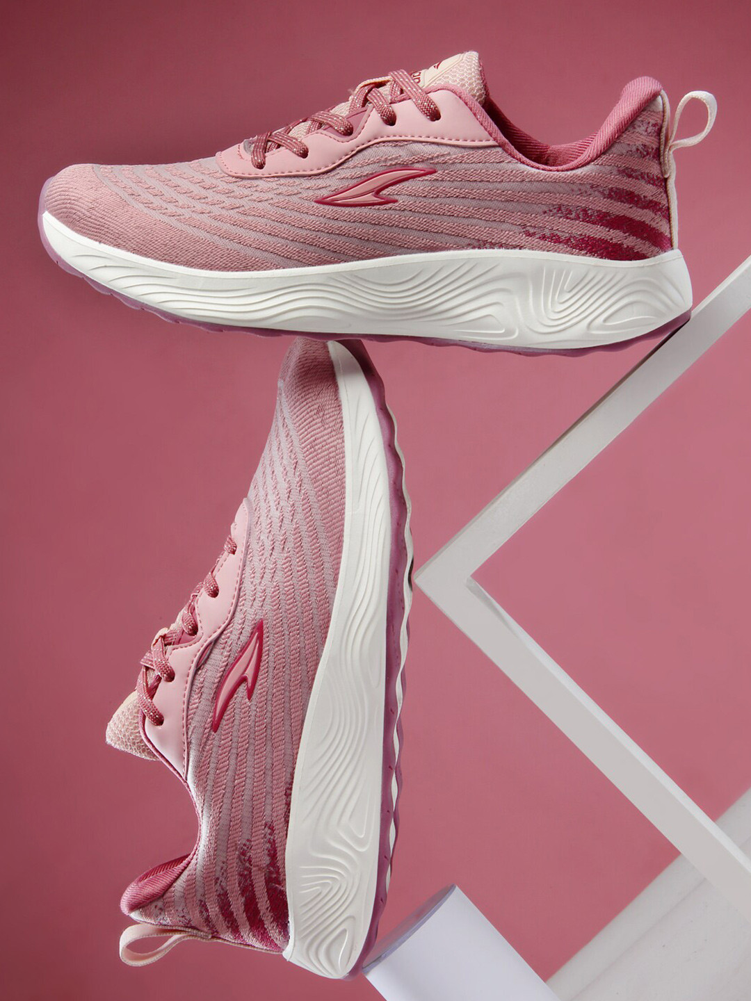 

ASIAN Women Mesh Running Marking Shoes, Pink