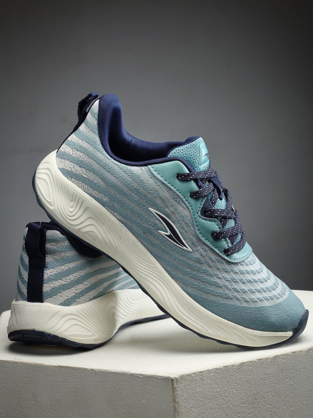 

ASIAN Women Mesh Running Marking Shoes, Navy blue