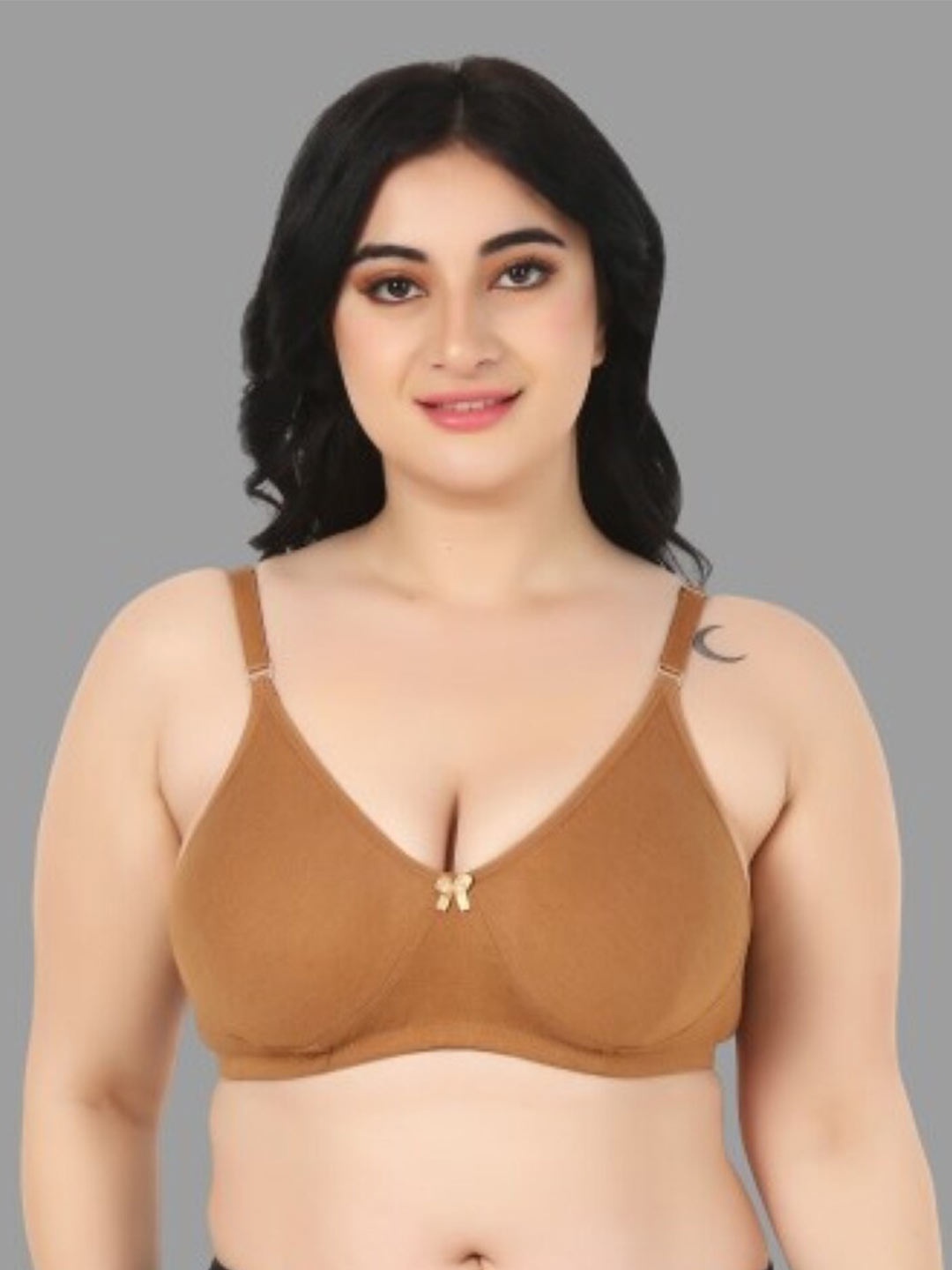 

FUNAHME Non Padded Non-Wired Full Coverage Everyday Bra With All Day Comfort, Mustard