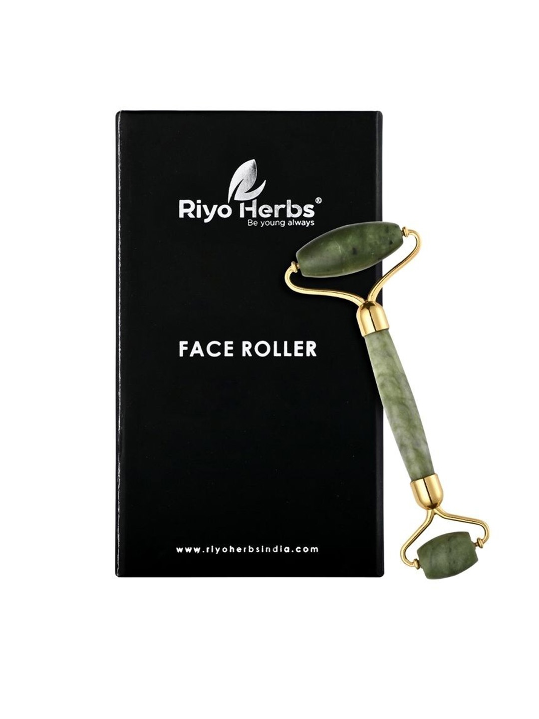 

Riyo Herbs Jade Face Roller For Even Toned Skin - Green