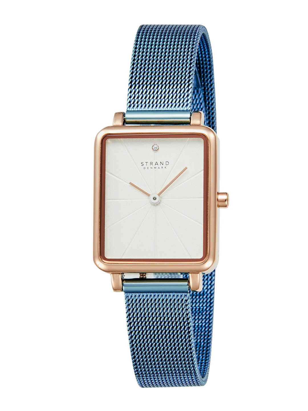 STRAND BY OBAKU Women Stainless Steel Bracelet Style Straps Analogue Watch S748LXVIMA, White