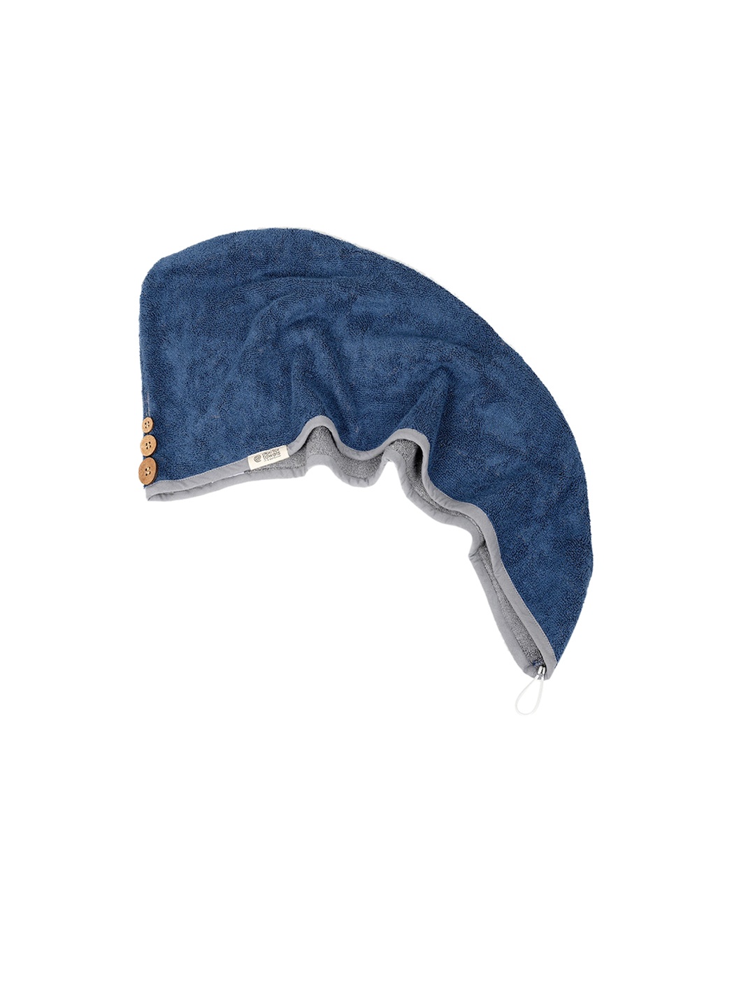 

Doctor Towels 550 GSM Banana Terry Hair Towel, Navy blue