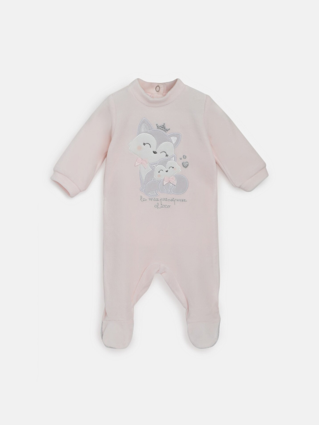 

Chicco Infant Girls Applique Detail Bodysuit, Pink