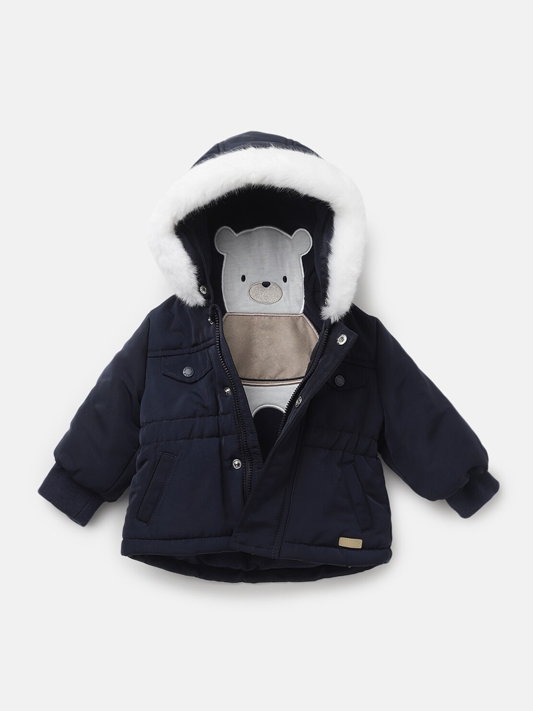 

Chicco Boys Hooded Parka Jacket, Navy blue