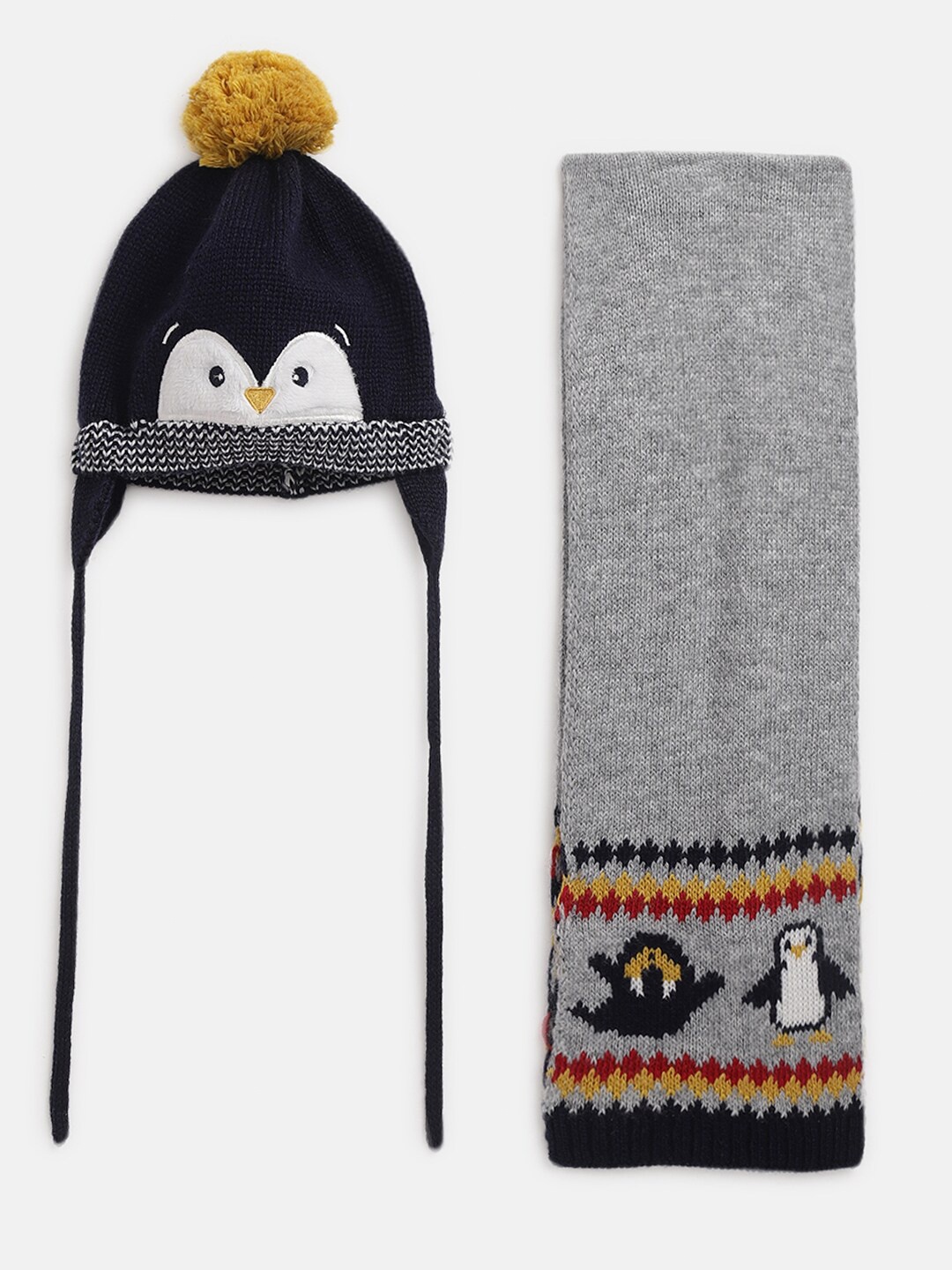 

Chicco Boys Printed Beanie, Navy blue