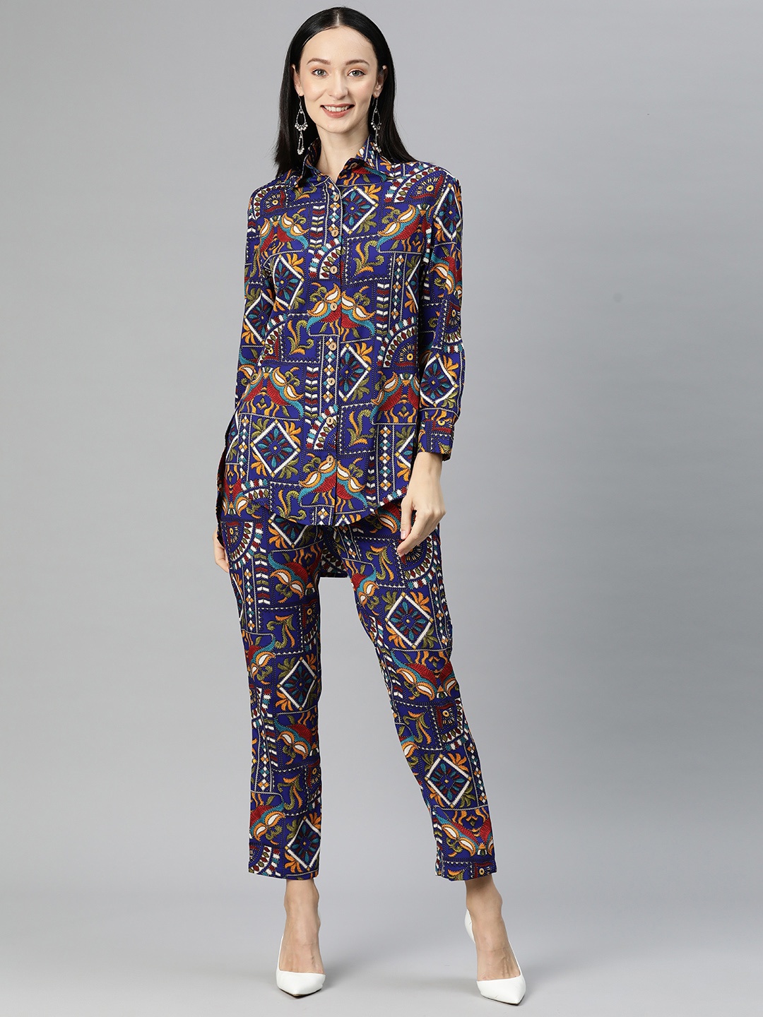 

Cottinfab Printed Co-Ords, Blue