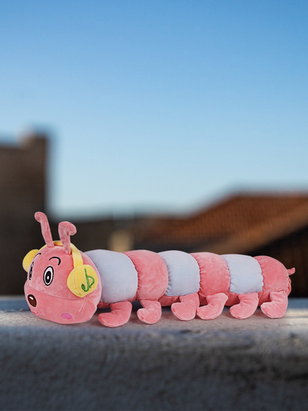 

DukieKooky Kids Caterpillar Soft Toy, Pink