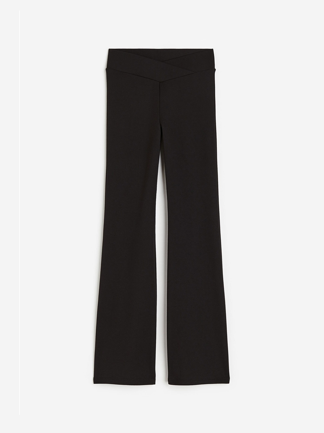

H&M Girls Flared Ankle-Length Leggings, Black