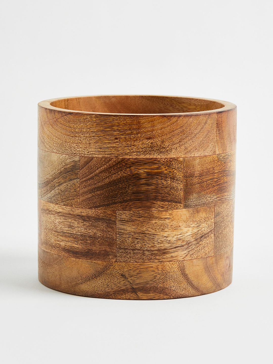 

H&M Brown Wooden Plant Pot