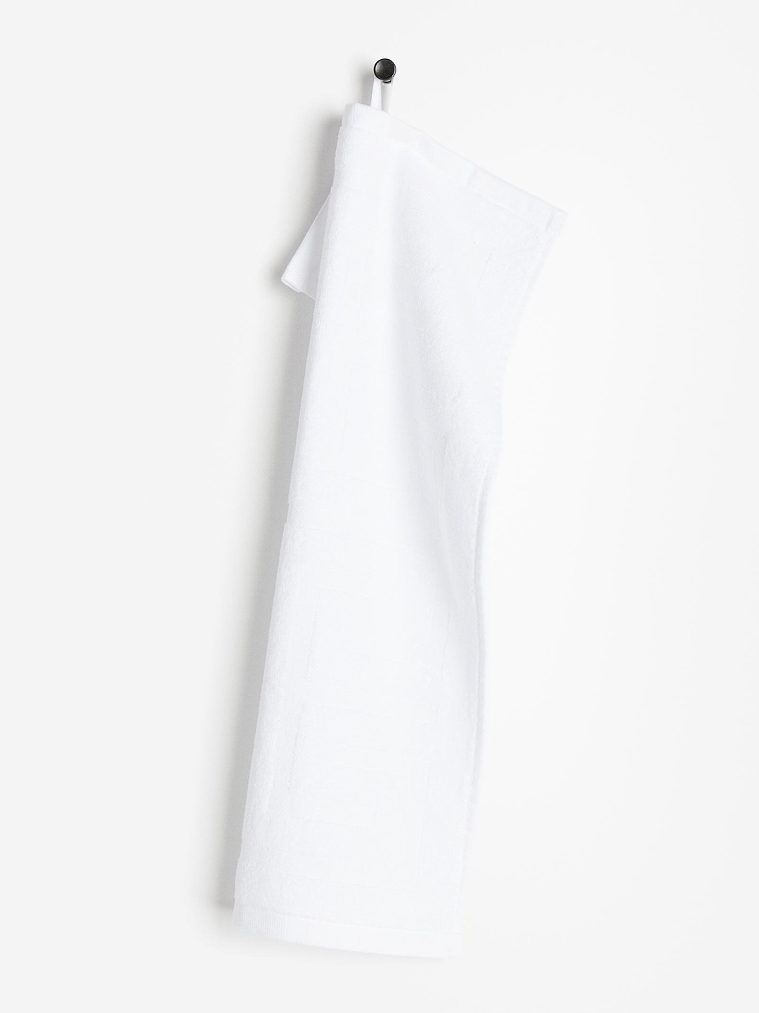 

H&M White Pure Cotton Burnout-Patterned Guest Towel