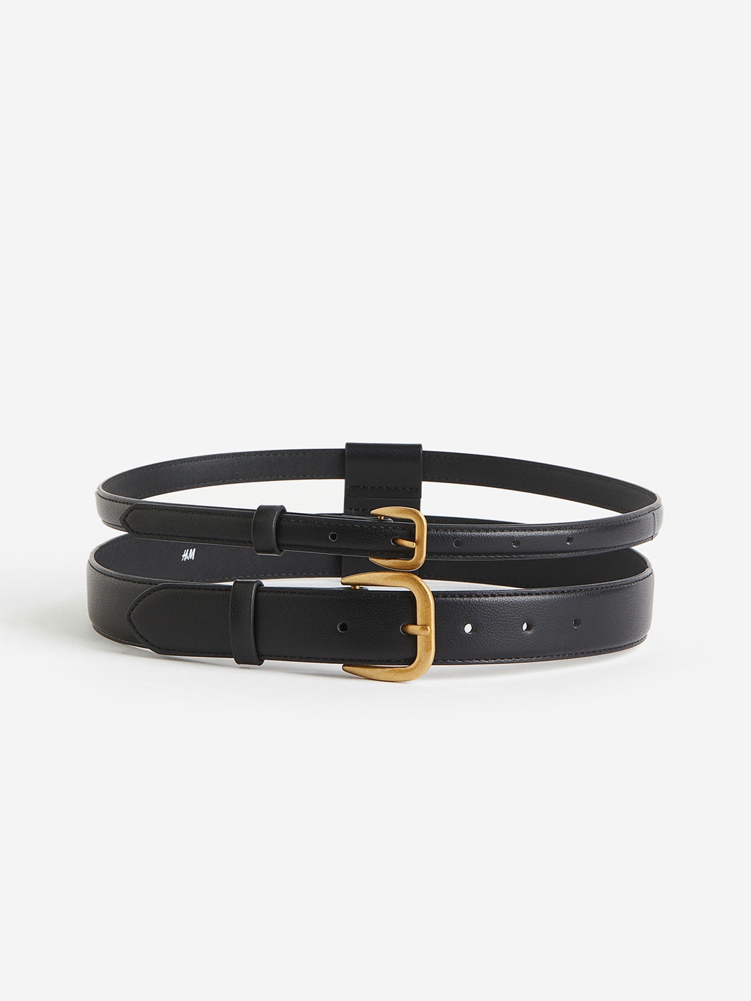 

H&M Women Double Waist Belt, Black