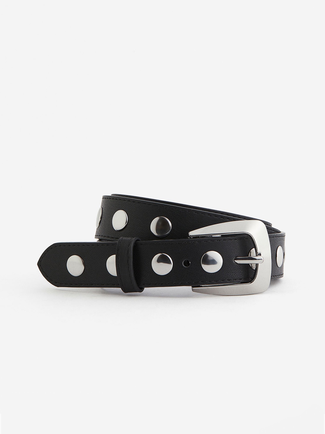 

H&M Women Studded Belt, Black