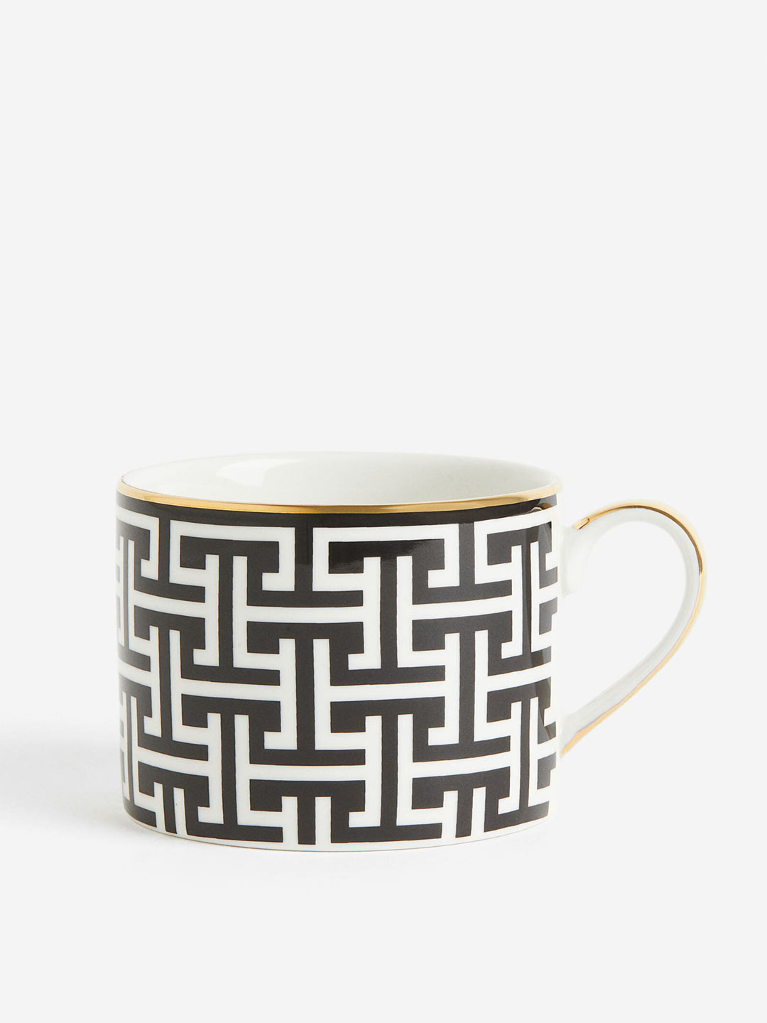 

H&M Black & White Porcelain Cup