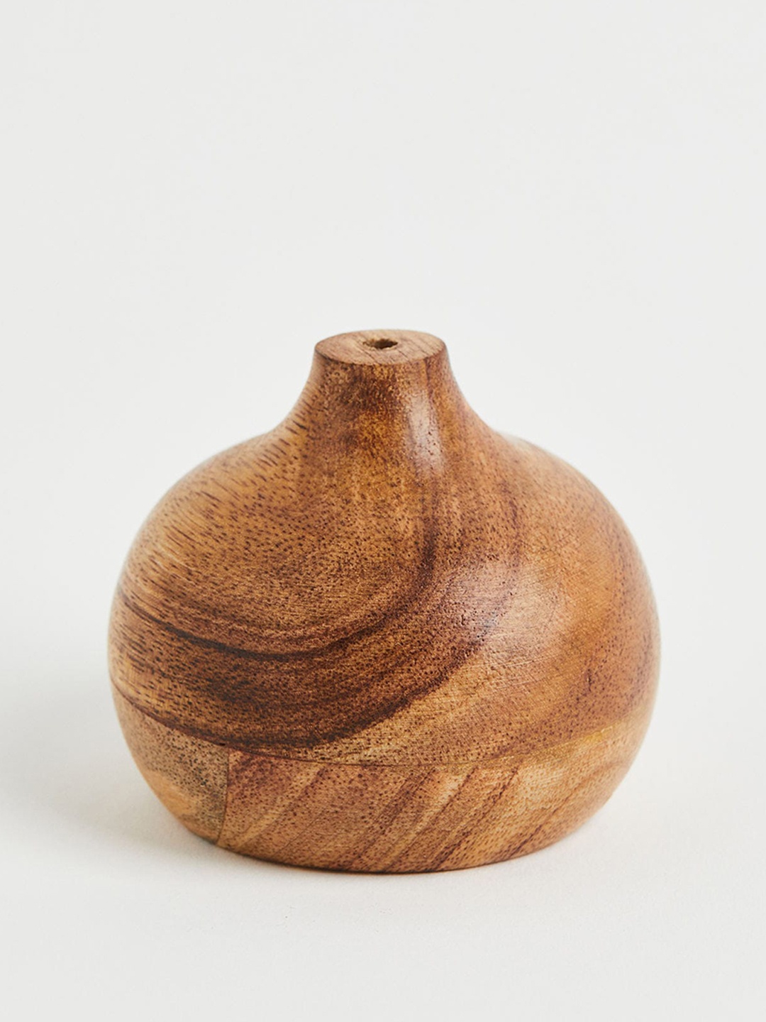 

H&M Brown Wooden Mini Vase