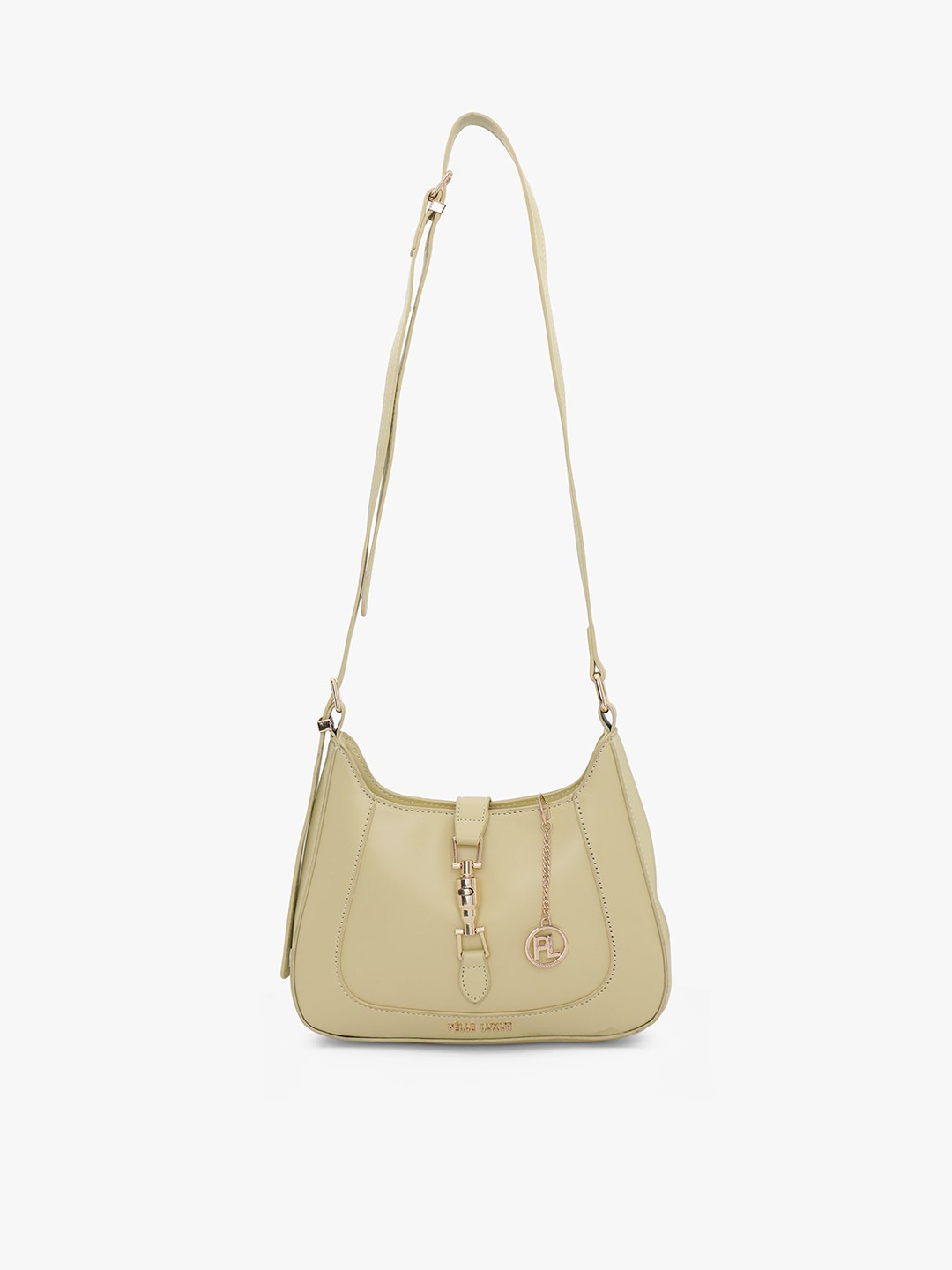 

PELLE LUXUR Structured Sling Bag, Beige