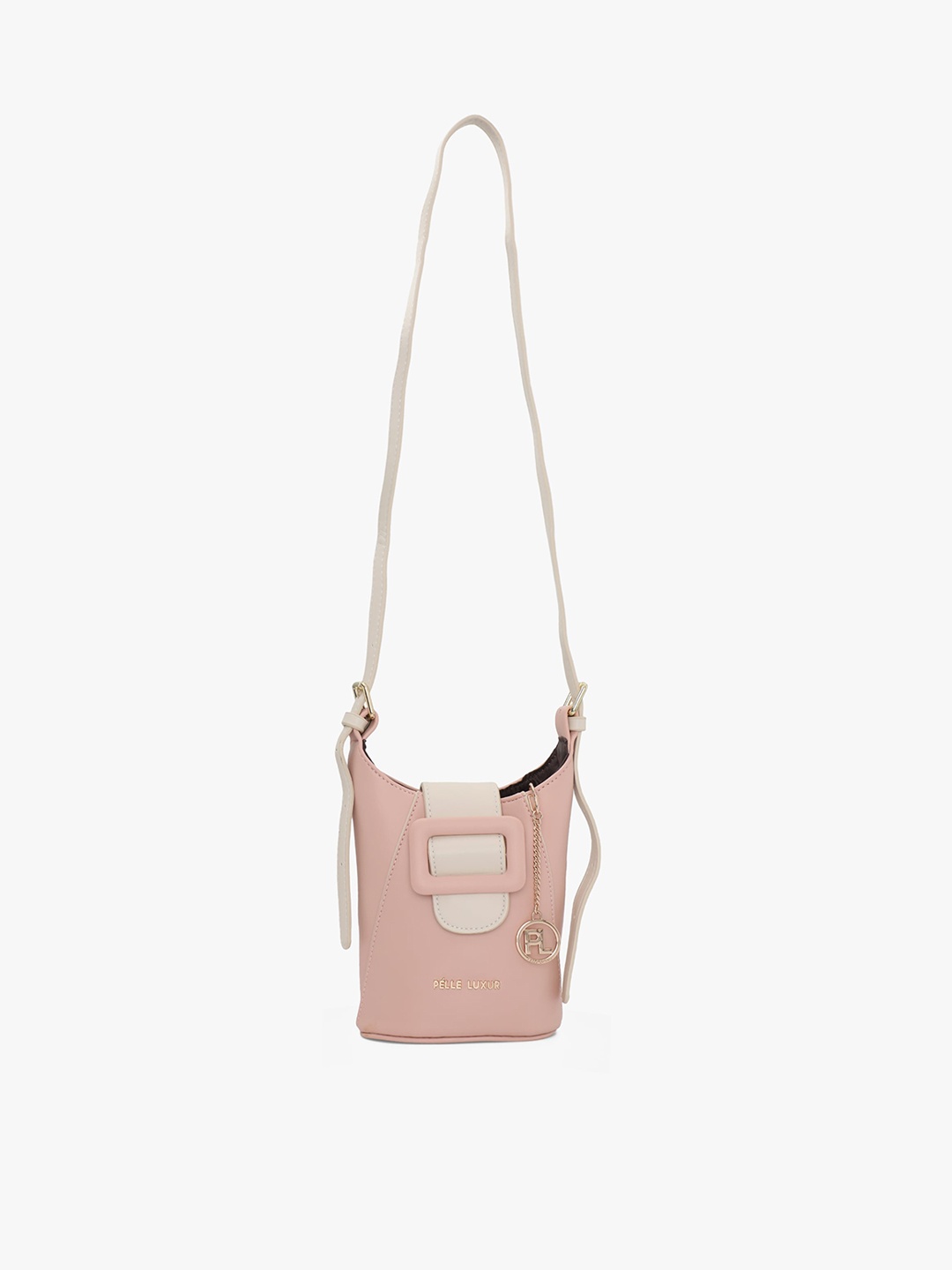

PELLE LUXUR Structured Sling Bag, Pink