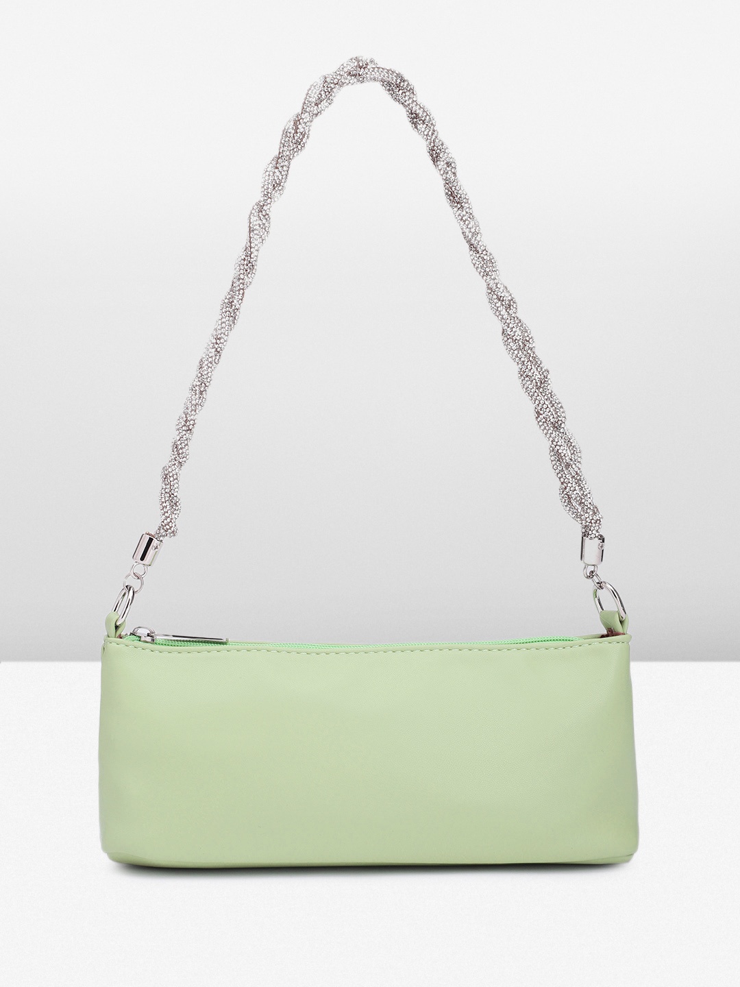 

bebe Women Solid Shoulder Bag, Green