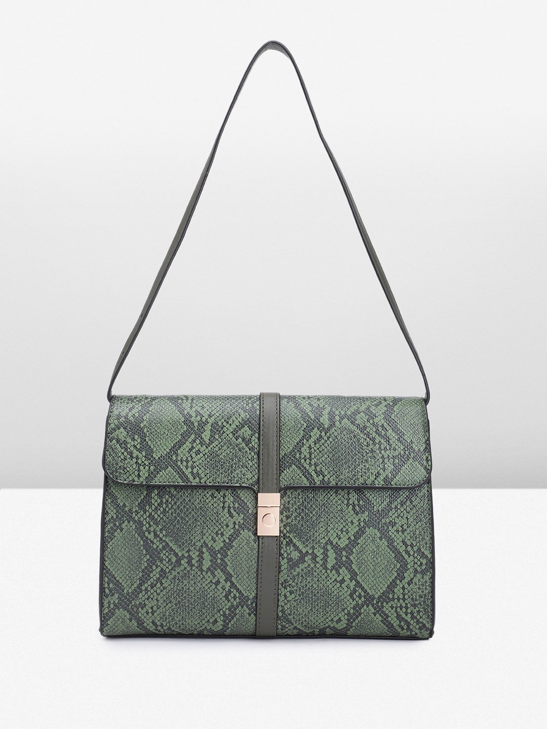 

bebe Textured Satchel, Green