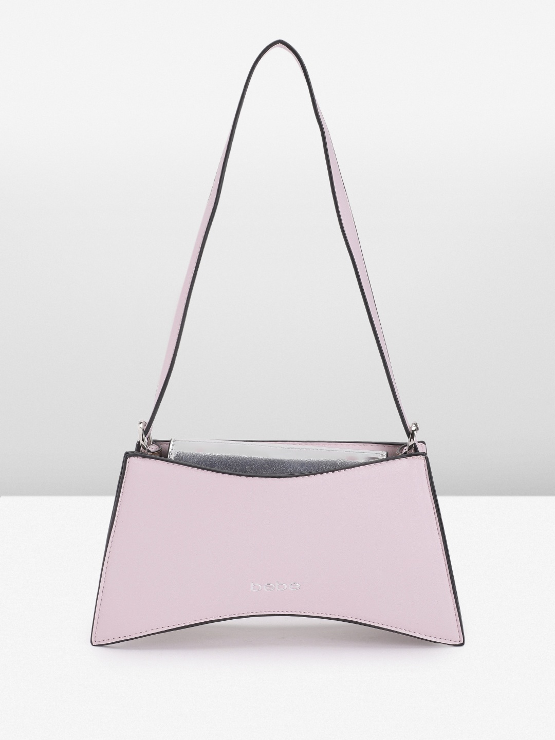 

bebe Baguette Style Shoulder Bag, Pink