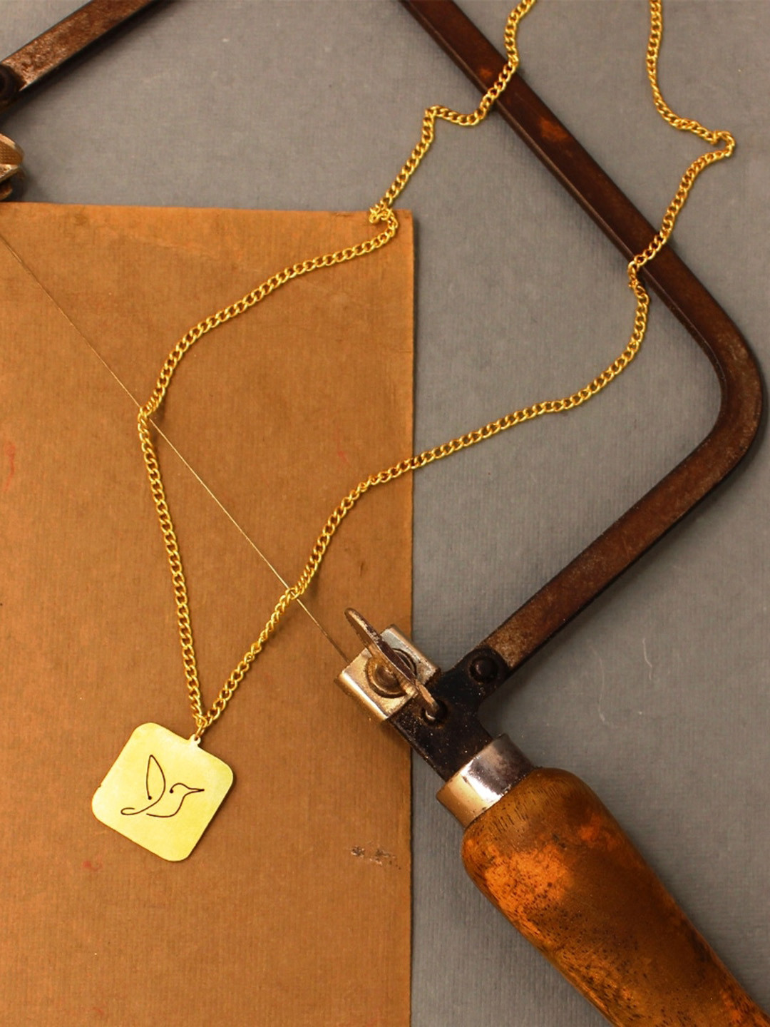 

Goldnera Gold Plated Pendant With Chain