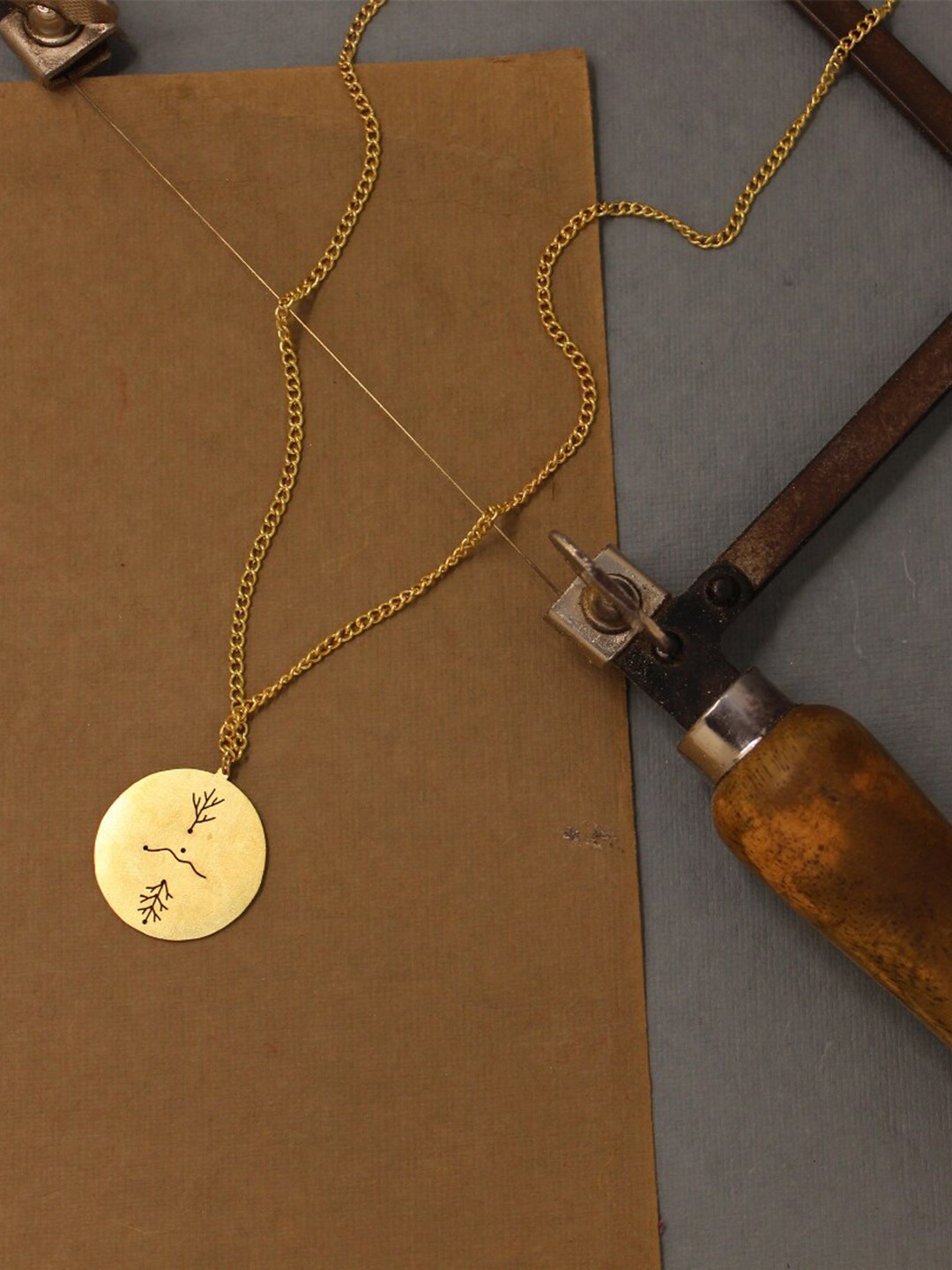 

Goldnera Gold-plated Pendant With Chain