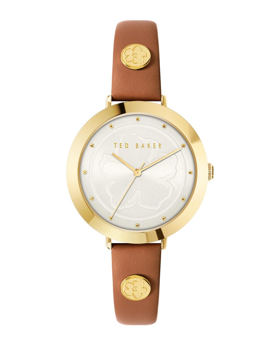 

Ted Baker Women Dial & Leather Straps Analogue Watch BKPAMF209, Gold