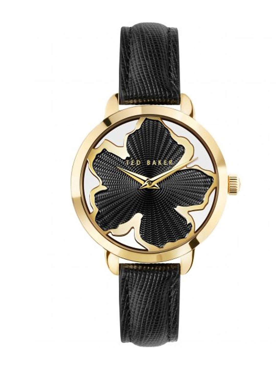 

Ted Baker Women Leather Bracelet Style Straps Analogue Watch BKPLIF204, Black
