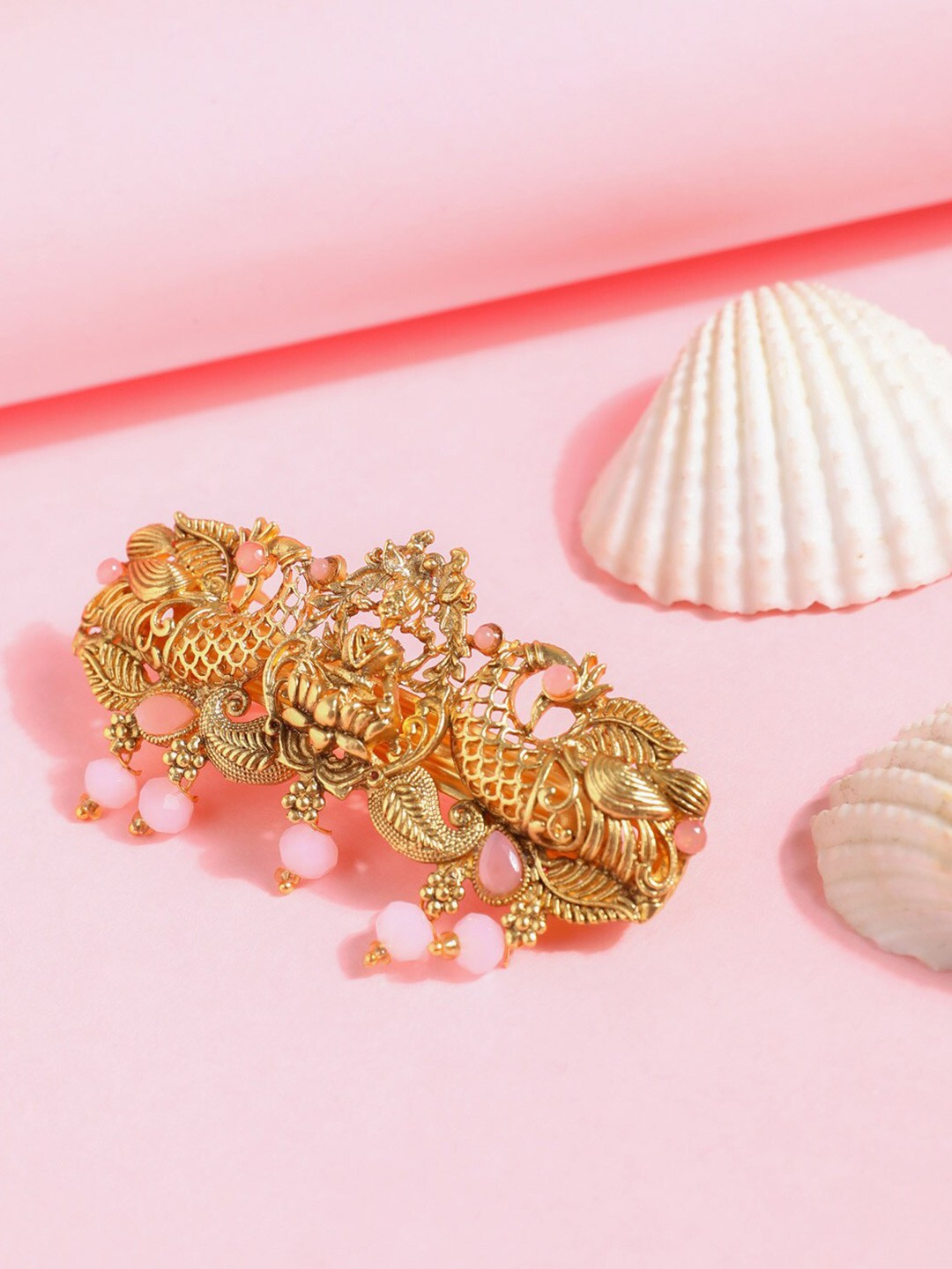 

AccessHer Antique French Barrette, Gold