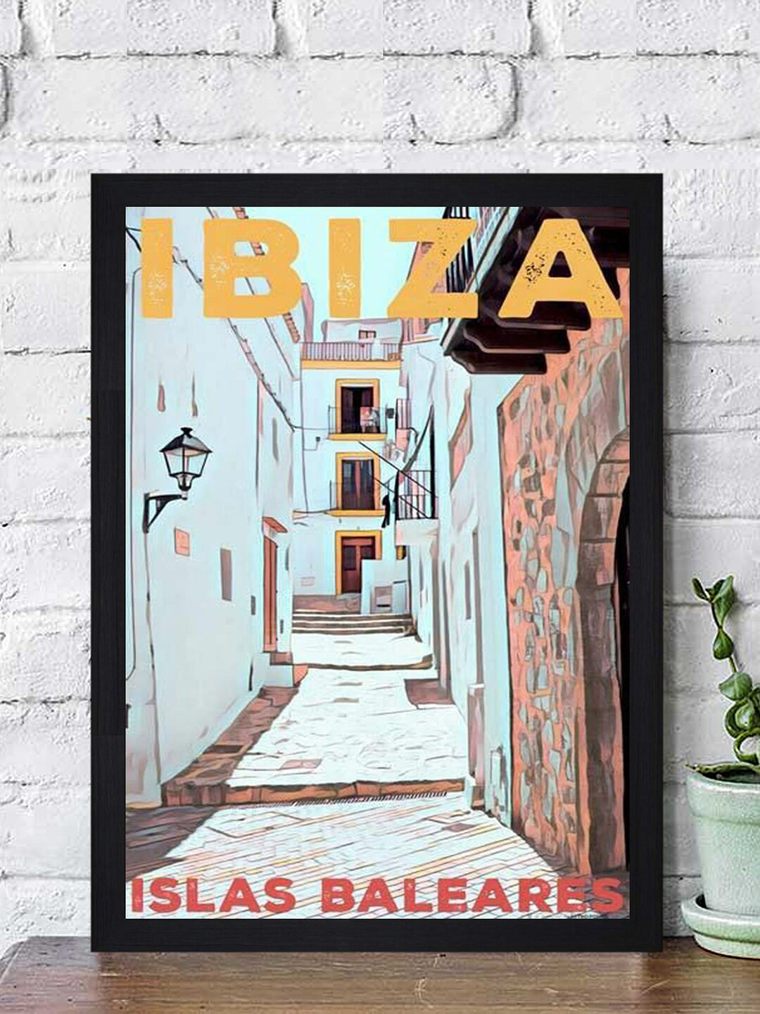 

Gallery99 Blue & Black Ibiza Islas Baleares Framed Wall Art