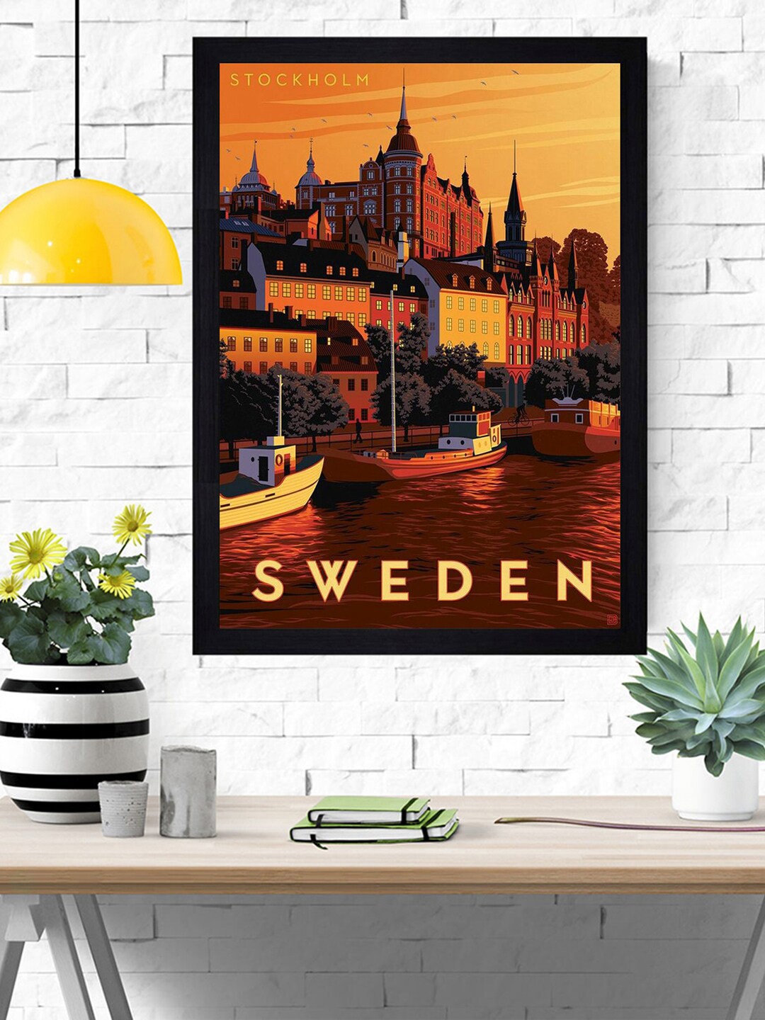 

Gallery99 Orange Sweden Printed Framed Wall Art