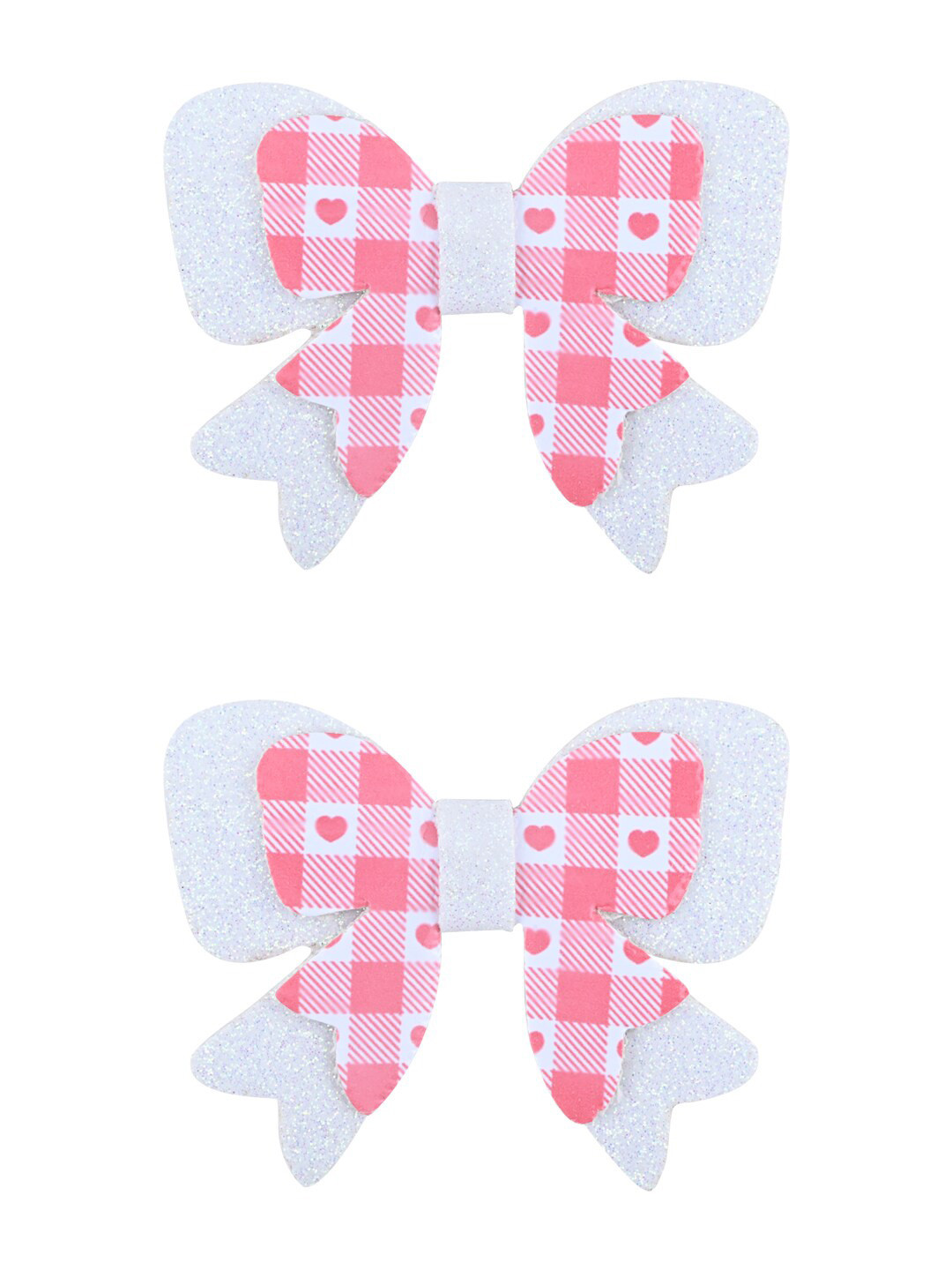 

Aye Candy Girls Set of 2 Alligator Hair Clip, White