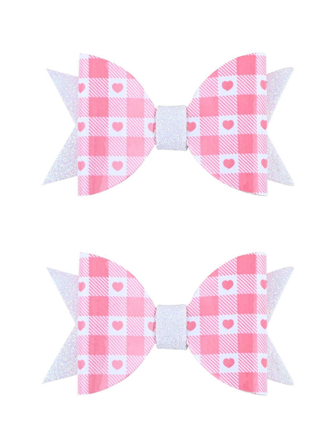 

Aye Candy Girls Set of 2 Alligator Hair Clip, White